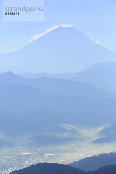 Ansicht Berg Fuji Japan Yamanashi Präfektur