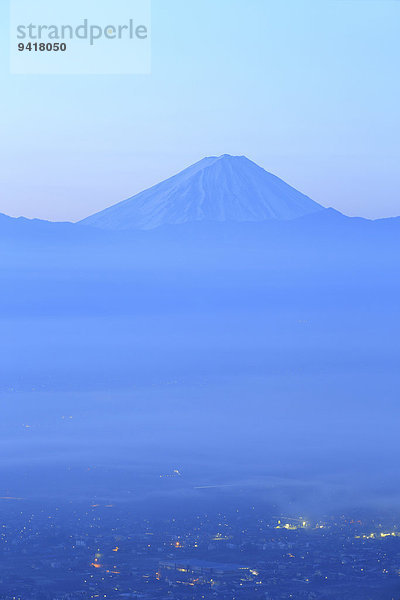 Ansicht Berg Fuji Japan Yamanashi Präfektur