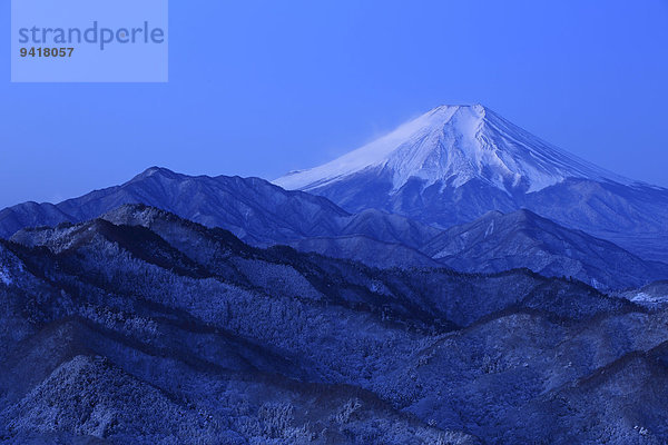 Ansicht Berg Fuji Japan Yamanashi Präfektur