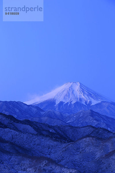 Ansicht Berg Fuji Japan Yamanashi Präfektur