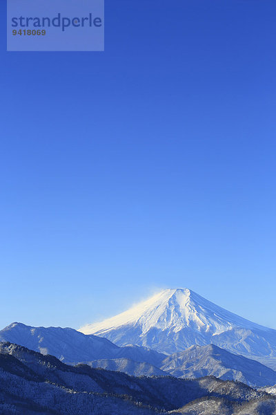 Ansicht Berg Fuji Japan Yamanashi Präfektur