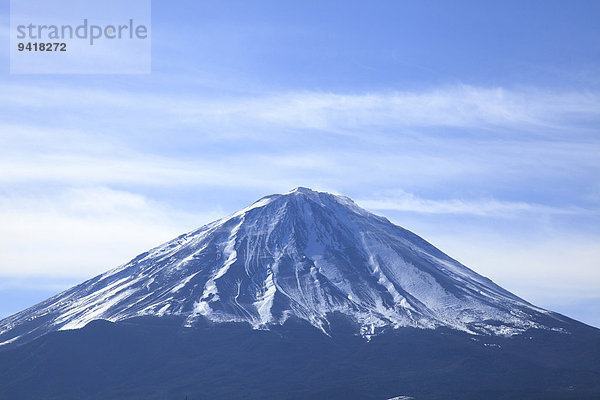 Ansicht Berg Fuji Japan Yamanashi Präfektur