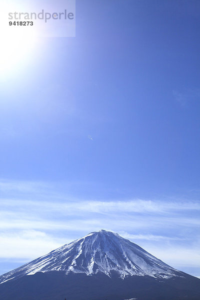 Ansicht Berg Fuji Japan Yamanashi Präfektur