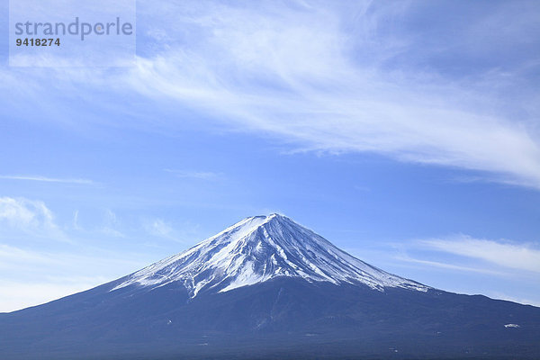 Ansicht Berg Fuji Japan Yamanashi Präfektur