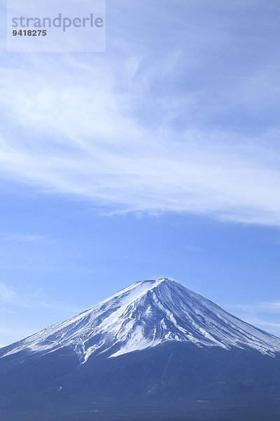 Ansicht Berg Fuji Japan Yamanashi Präfektur