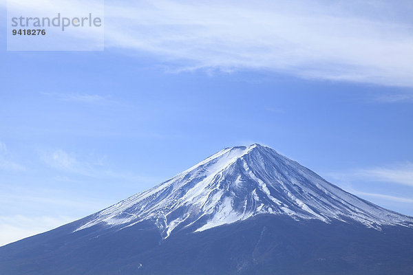 Ansicht Berg Fuji Japan Yamanashi Präfektur