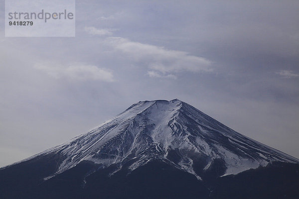 Ansicht Berg Fuji Japan Yamanashi Präfektur