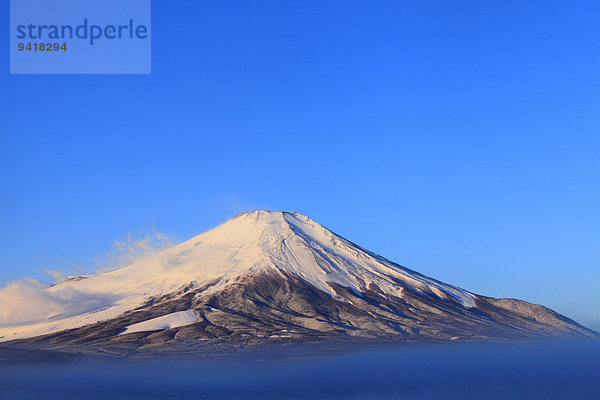 Ansicht Berg Fuji Japan Yamanashi Präfektur