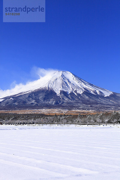 Ansicht Berg Fuji Japan Yamanashi Präfektur