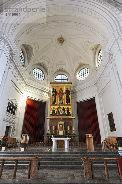 Hauptaltar  St. Joseph  auch Josephskirche  katholische Pfarrkirche der Maxvorstadt  West-Schwabing  München  Oberbayern  Bayern  Deutschland