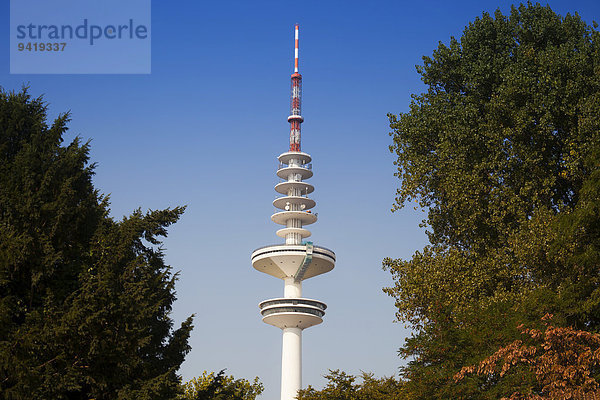 Hamburger Fernsehturm  Heinrich-Hertz-Turm  Fernmeldeturm  Funkturm  Hamburg  Deutschland