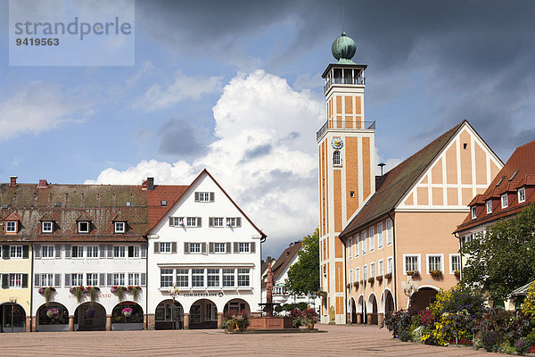 Rathaus am Marktplatz  Freudenstadt  Schwarzwald  Baden-Württemberg  Deutschland