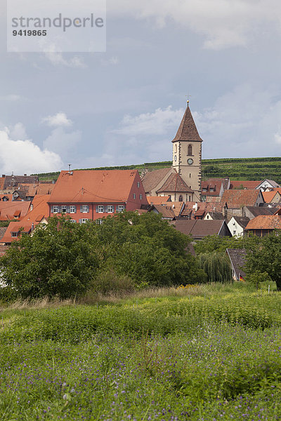 Ortsansicht  Vogtsburg-Burkheim  Baden-Württemberg  Deutschland