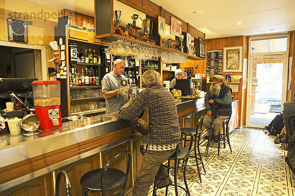 Café  Colmars  auch Colmars-les-Alpes  Département Alpes-de-Haute-Provence  Provence-Alpes-Côte d?Azur  Frankreich
