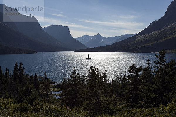 Saint Mary Lake  Glacier-Nationalpark  Montana  USA