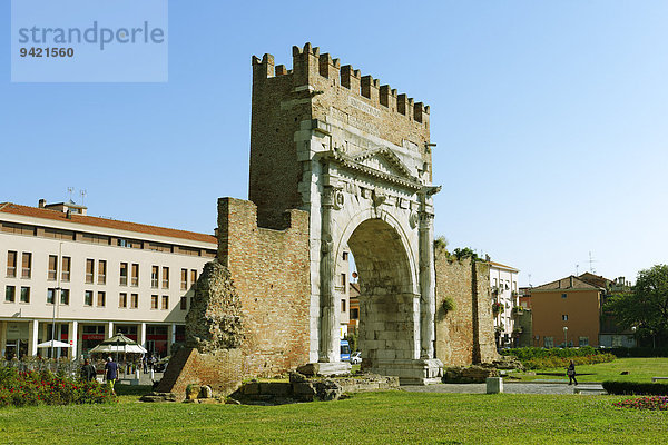 Arco di Augusto  Rimini  Emilia-Romagna  Italien