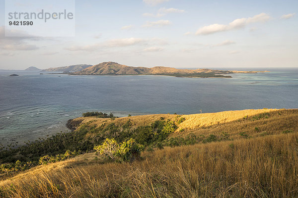 Ausblick von Tavewa auf Nacula  Yasawa Inseln  Fidschi