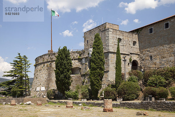 Castello di San Giusto  Triest  Friaul-Julisch Venetien  Italien