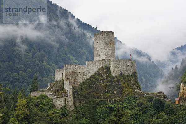 Zilkale Burg  Çaml?hem?in  Firtina-Tal  Provinz Rize  Pontisches Gebirge  Schwarzmeerregion  Türkei