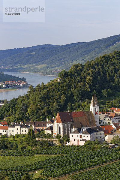 Pfarrkirche St. Mauritius  Spitz an der Donau  Donau  Wachau  Waldviertel  Niederösterreich  Österreich