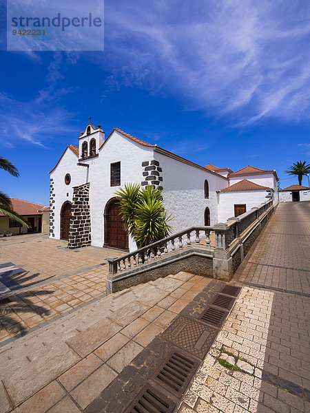 Kirche von Garafia  Plaza Baltazar Martín  Santo Domingo de Garafia  La Palma  Kanarische Inseln  Spanien