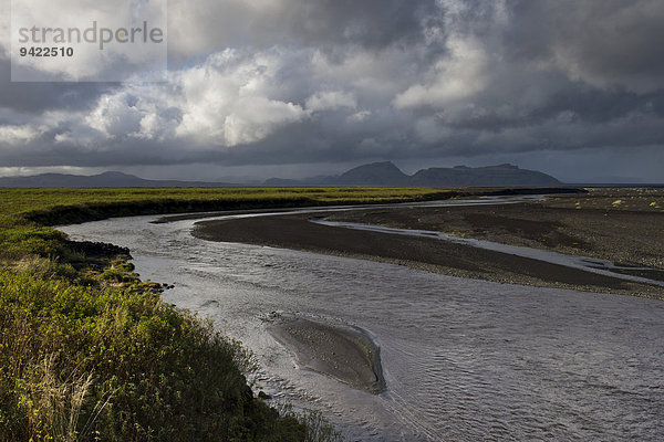 Fluss Kúðafljót  Südküste  Island