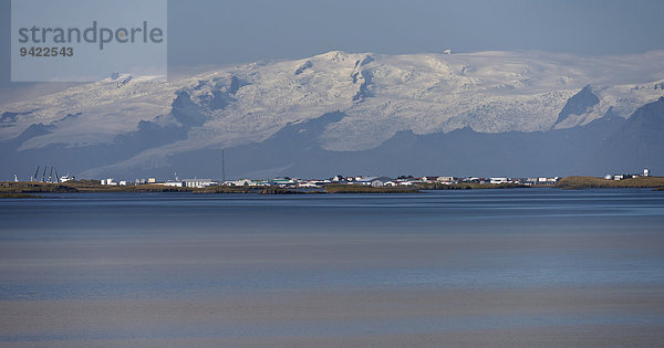 Höfn vor Gletscher Vatnajökull  Island