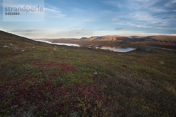 Landschaft im Sarek-Nationalpark  Laponia  Lappland  Schweden