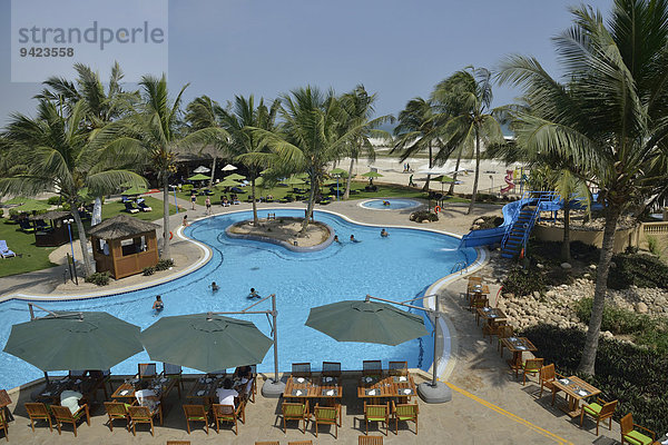 Swimming-Pool des Hilton-Hotels  Salalah  Dhofar-Region  Orient  Oman