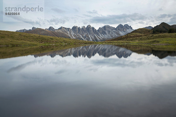 Kalkkögel vom Salfeinssee bei Innsbruck  Tirol  Österreich  Europa