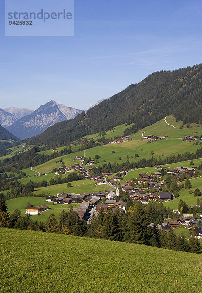 Ortsansicht  Alpbachtal  Alpbach  Tirol  Österreich