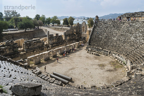 Römisches Theater  antike Stadt Myra  Demre  Provinz Antalya  Türkei