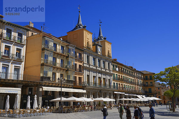 Hauptplatz  Rathaus  Segovia  Kastilien-Leon  Spanien