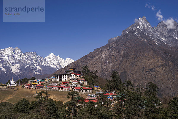 Kloster Tengboche  Khumbu  Solukhumbu  Mount Everest Region  Nepal
