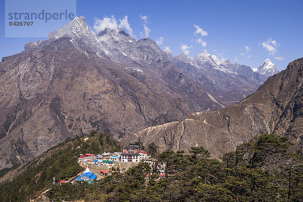 Kloster Tengboche  Khumbu  Solukhumbu  Mount Everest Region  Nepal