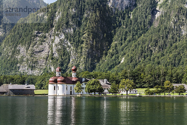 St. Bartholomä am Königssee  Nationalpark Berchtesgaden  Berchtesgadener Land  Oberbayern  Bayern  Deutschland