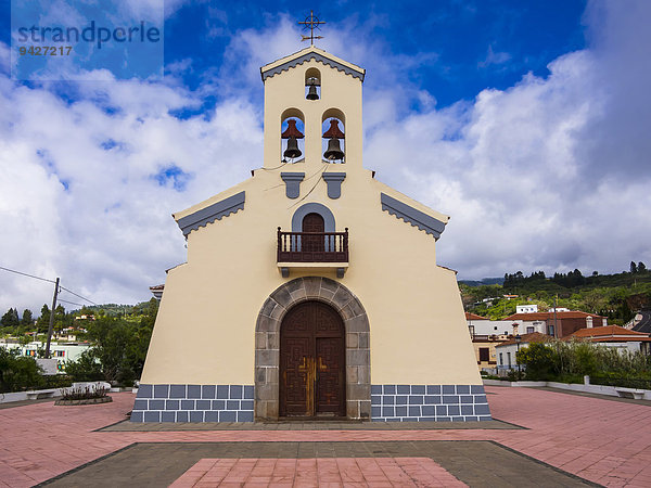 Kirche Iglesia de San Mauro Abad  Plaza San Mauro  Puntagorda  La Palma  Kanarische Inseln  Spanien