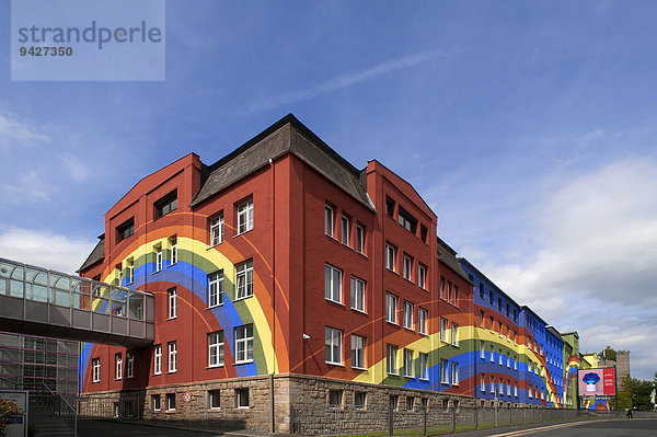 Das Regenbogenhaus  Fabrikationsgebäude der Firma Rosenthal  Selb  Oberfranken  Bayern  Deutschland