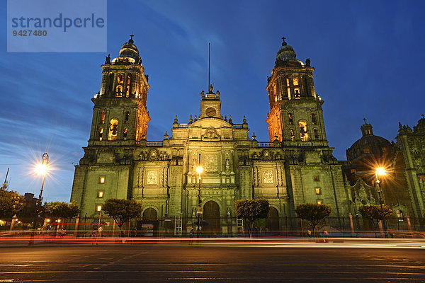 Kathedrale von Mexiko-Stadt  Catedral Metropolitana de la Asuncion de Maria  Plaza de la Constitucion  auch Zocalo  historisches Zentrum  Mexiko-Stadt  Distrito Federal  Mexiko