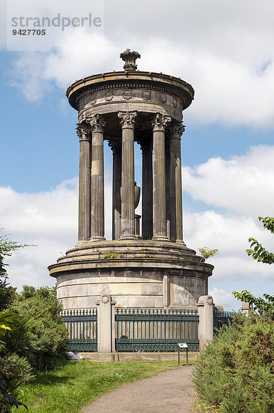 Dugald Stewart Monument  Calton Hill  Edinburgh  Schottland  Großbritannien