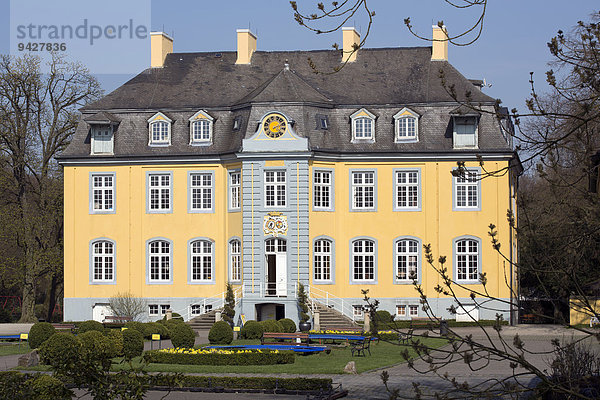 Schloss Beck  Bottrop  Ruhrgebiet  Westfalen  Nordrhein-Westfalen  Deutschland