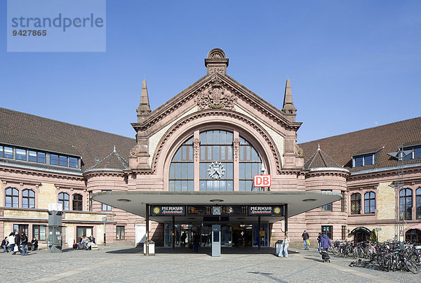 Hauptbahnhof  Empfangsgebäude  Osnabrück  Niedersachsen  Deutschland