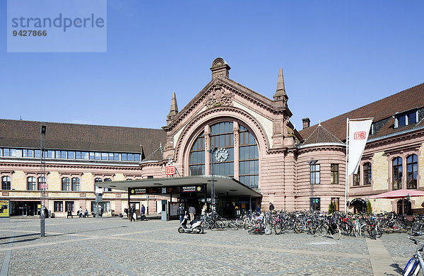 Hauptbahnhof  Empfangsgebäude  Osnabrück  Niedersachsen  Deutschland
