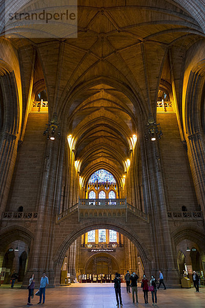 Liverpool Cathedral in Liverpool  Merseyside  Großbritannien