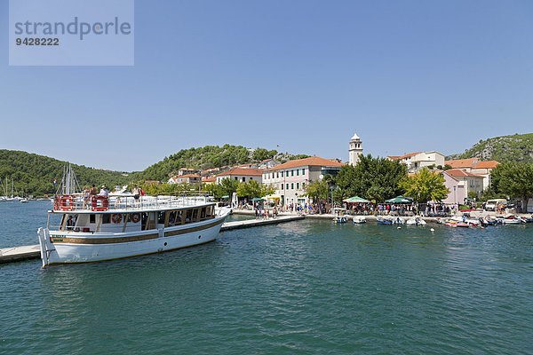 Ortsansicht  Skradin  Dalmatien  Kroatien