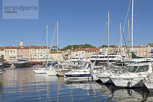 Hafen  Saint-Tropez  Cote d'Azur  Frankreich