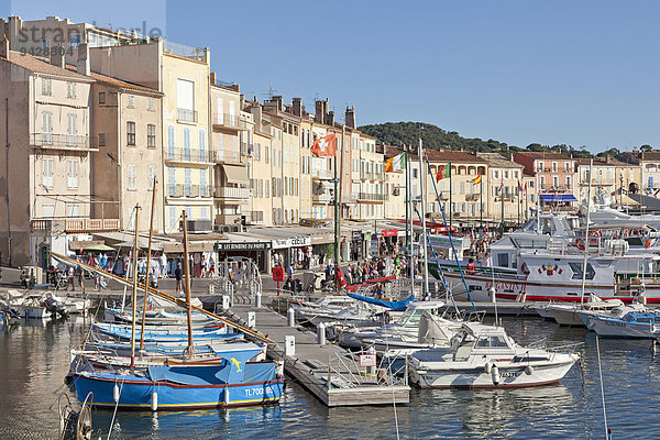 Hafen  Saint-Tropez  Cote d'Azur  Frankreich