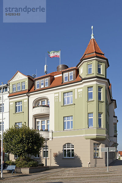 Marktplatz  Bergen  Insel Rügen  Mecklenburg-Vorpommern  Deutschland