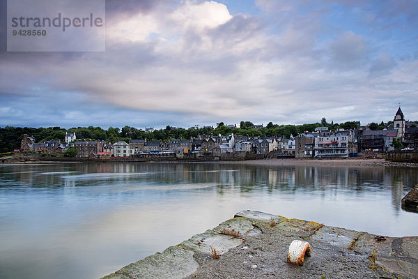 Blick auf Queensferry  Schottland  Großbritannien  Europa