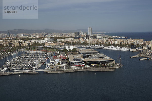 Yachthafen Port Vell  Barcelona  Katalonien  Spanien